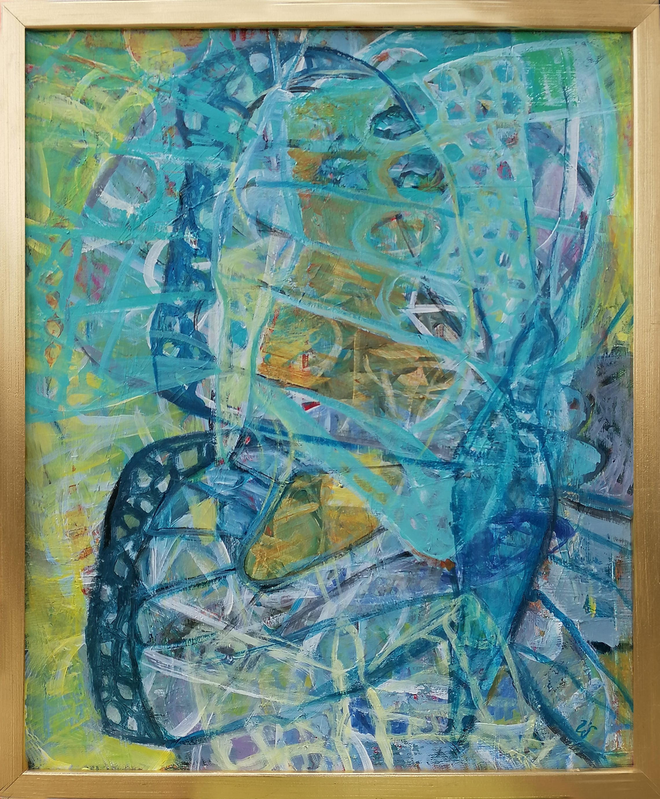 But fly, 49 cm x 58 cm, 2.000 kr
