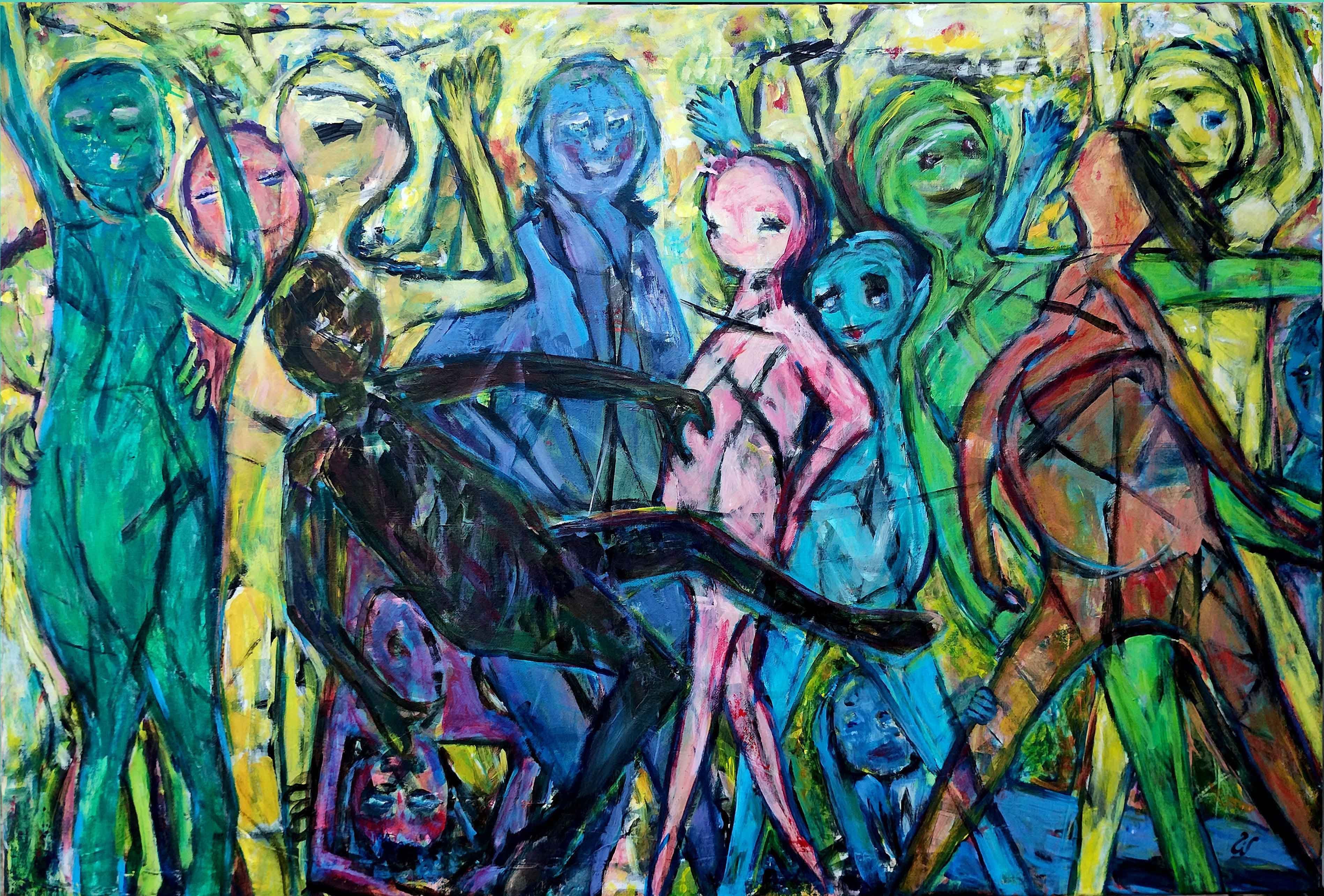 Fest når det er bedst, 90 cm x 60 cm, 3.000 kr