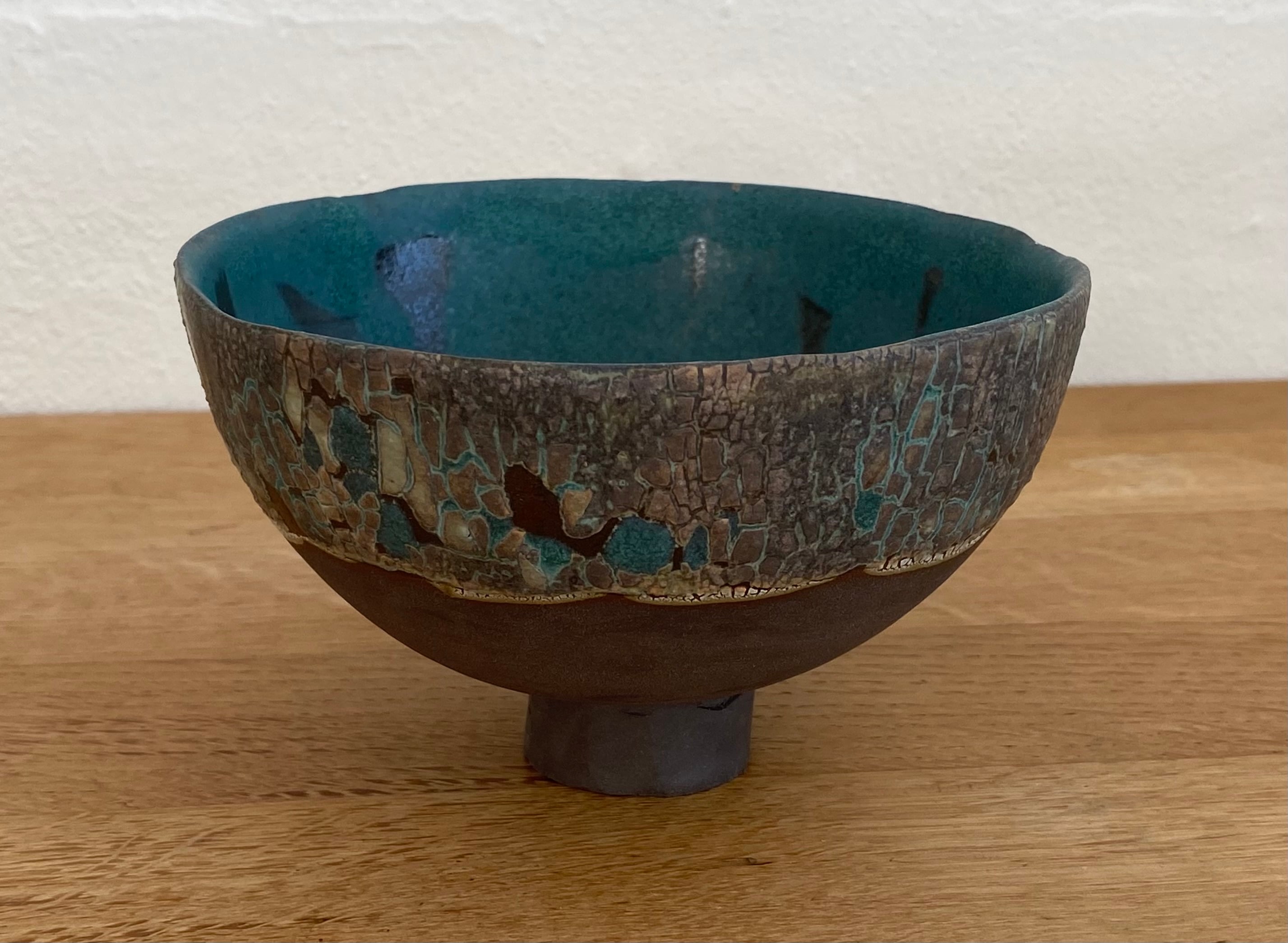 Skål på fod, 8 cm x 14 cm, 500 kr