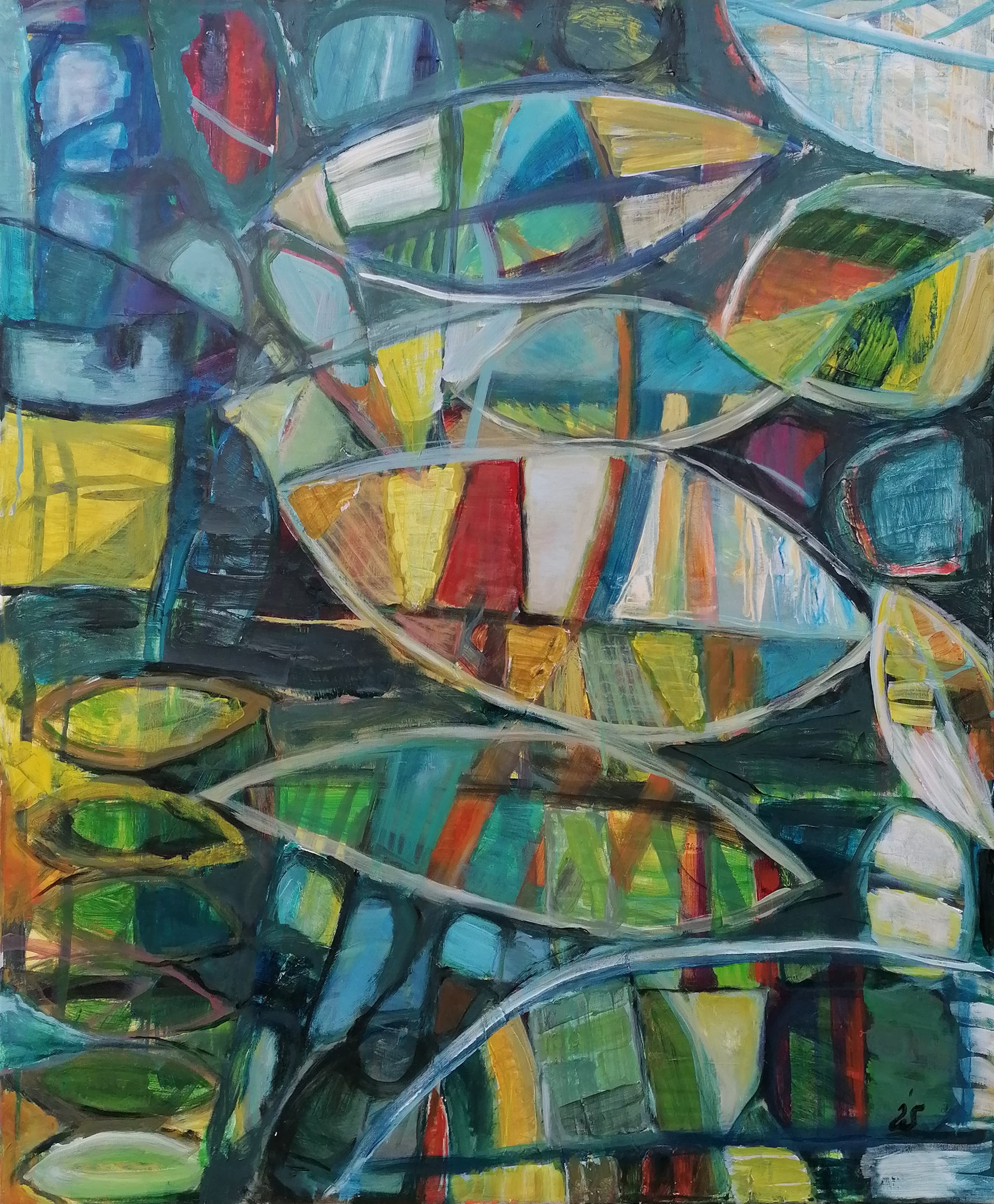 Naturglimt, 80 cm x 100 cm, 3.500 kr
