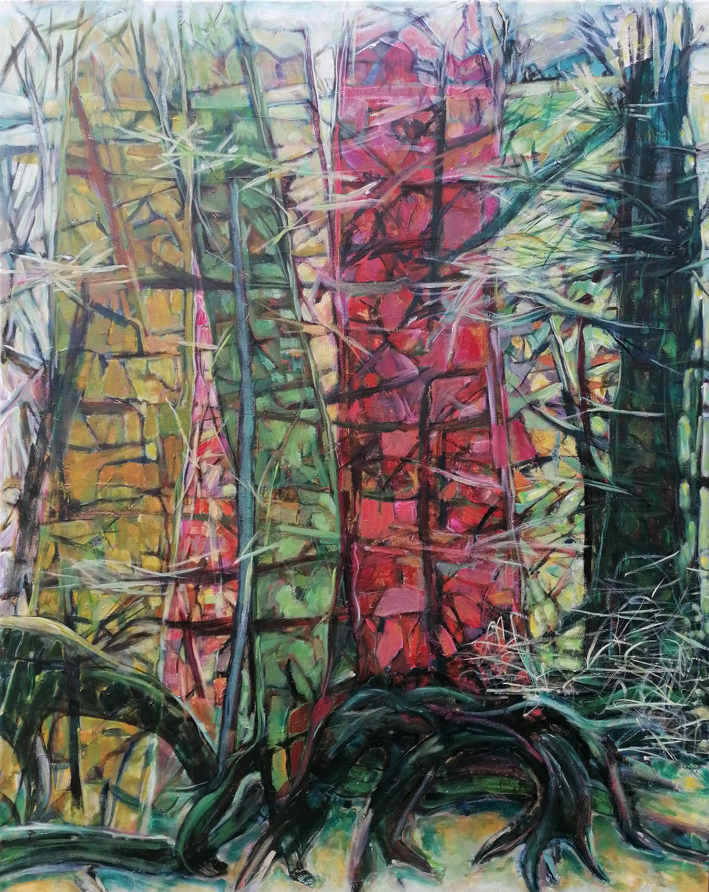 Stammer står, 90 cm x 120 cm, 4.300 kr