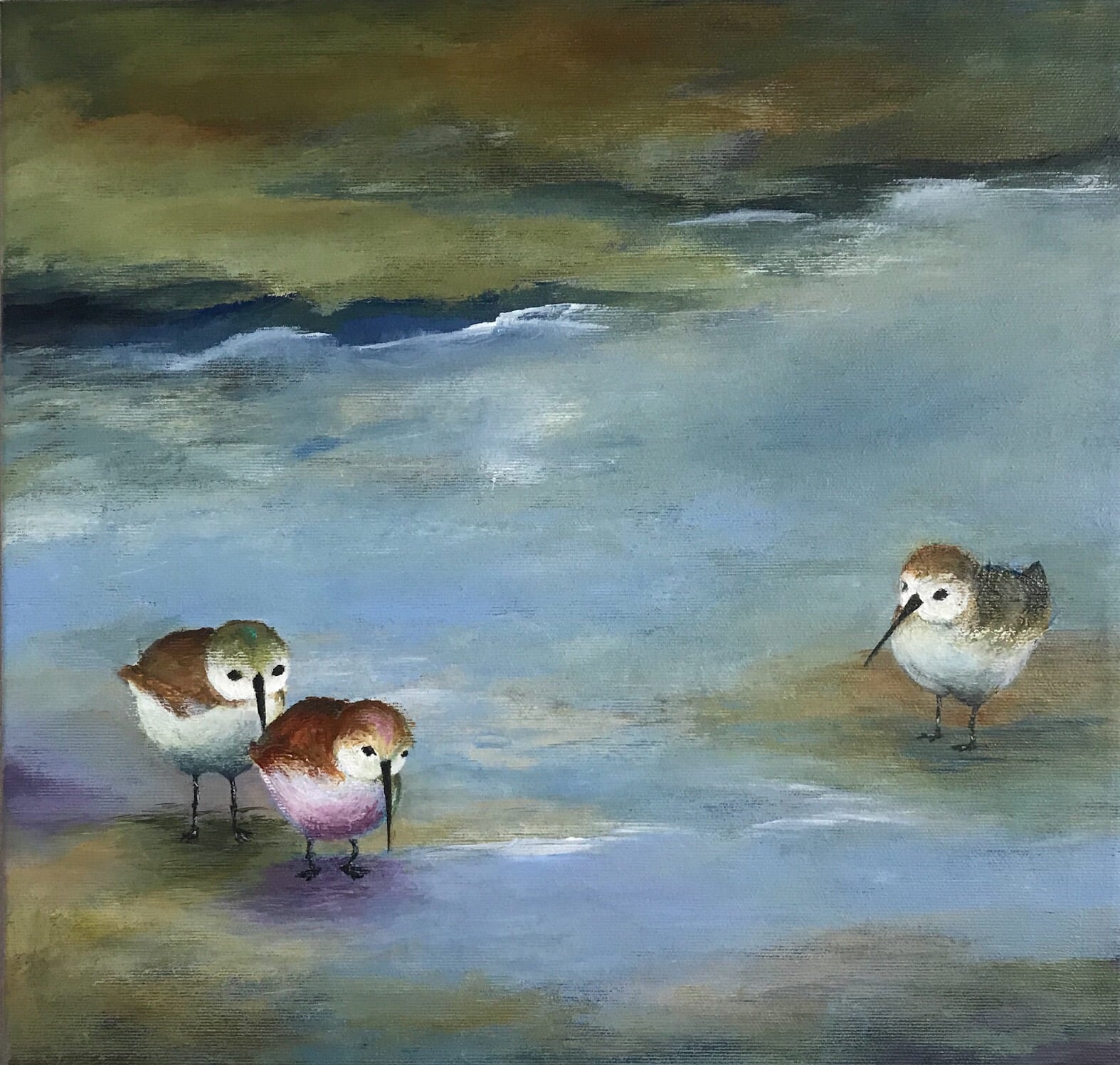 Strandløber 1, 40 cm x 40 cm, 2.600 kr