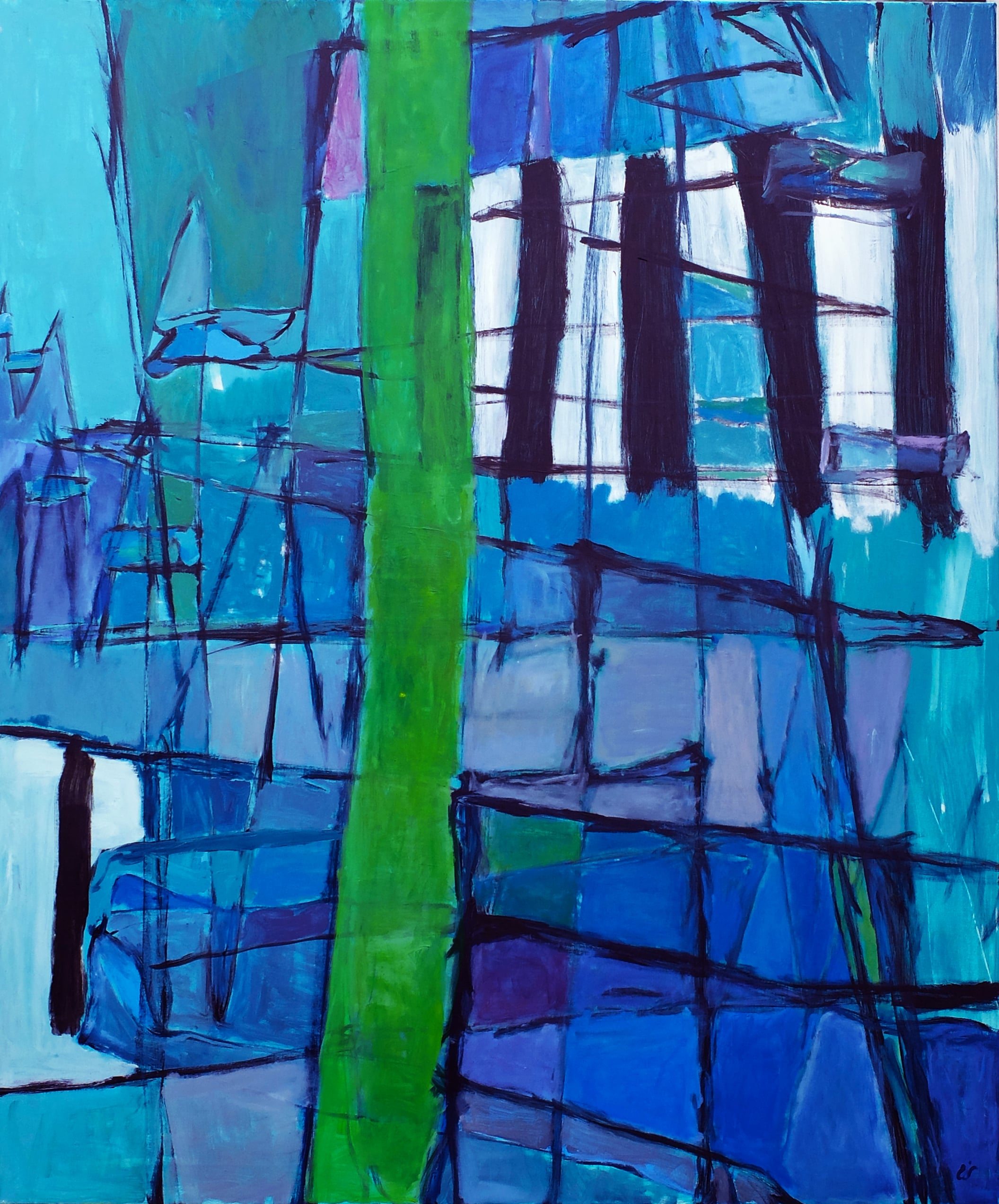 Urban konstruktion, 100 cm x 120 cm, 4.800 kr